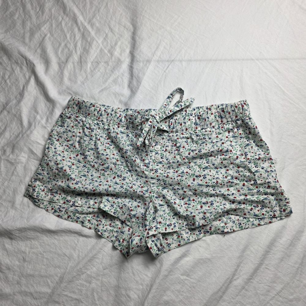 old navy intimates women's y2k lounge shorts floral small